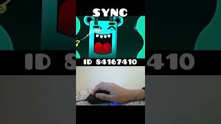 Geometry Dash SYNC level shorts deluxe12 [upl. by Elegna]