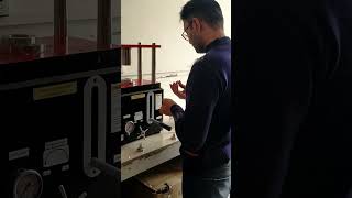 Working on Hydraulic Press Machine in Hindi Coin Cell Crimper Crimping Machine Tablet pressmachine [upl. by Yehudit689]