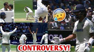 KL Rahul SHOCKED 😨 OUT CONTROVERSY Reactions  India Vs Australia BGT 1st Test News [upl. by Mead]