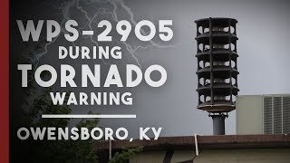 Whelen WPS2905  AttackWail amp Voice  Owensboro KY  TORNADO WARNING 53118 [upl. by Sharma]