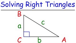 Trigonometry Solving Right Triangles How NancyPi [upl. by Oinotnaocram]