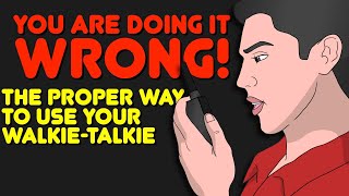 Proper Walkie Talkie Technique  How To Use A UV5R GMRS Ham HT Or CB Handheld Radio [upl. by Iilek]