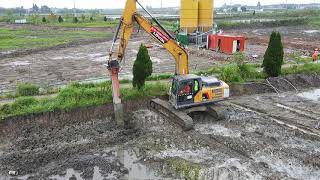 Freeway Roadbed Solidification by Soil Stabilization System [upl. by Reagan996]