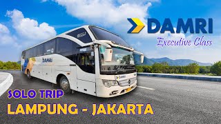 DAMRI EXECUTIVE CLASS  SOLO TRIP LAMPUNG  JAKARTA  travelvlog [upl. by Ruamaj]