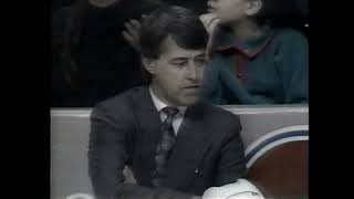 Michel Bergeron Les Nordiques de Québec 1990 [upl. by Imhskal]