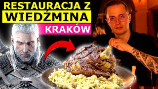 RESTAURACJA Z WIEDŹMINA W KRAKOWIE  ILE KOSZTUJE OBIAD i CO MOŻNA ZJEŚĆ [upl. by Basham]