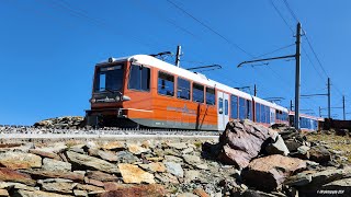 Riding the Gornergrat railway Zermatt  Gornergrat VS [upl. by Benyamin]