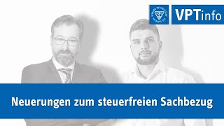 VPTinfo 210122  Neuerungen zum steuerfreien Sachbezug [upl. by Nihsfa]