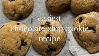 easy chocolate chip cookie recipe [upl. by Asoj]