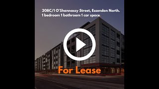 For Lease 208C1 OShannassy Street Essendon North [upl. by Gatian]