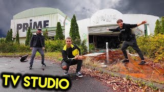 EXPLORING ABANDONED NEWS STATION w Elton amp Corey [upl. by Namyaw]