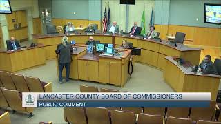 Lancaster County Board of Commissioners November 12 2024 [upl. by Einoj]