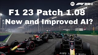 F1 23 Patch 108  New 110 AI vs Top 3 Player [upl. by Huxley]