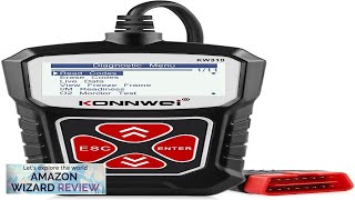 KONNWEI KW310 OBD2 Scanner Full OBDII Functions 10 Modes Car Engine Diagnostic Review [upl. by Essirehs394]