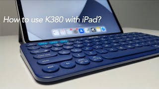 First time using Logitech K380 with iPad Watch this [upl. by Edeline]