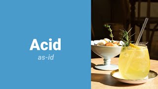 How to Pronounce Acid  Oxford 5000 Advanced English [upl. by Gnilrets838]