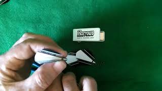 Darts flight stem o rings How to fit them using a flight punch [upl. by Mose]