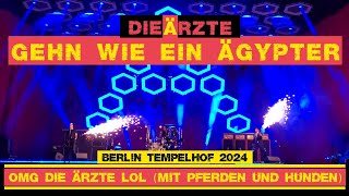 Die Ärzte  Gehn wie ein Ägypter 23082024 Berlin Tempelhof [upl. by Willet729]