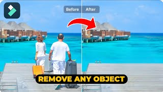 Remove Any Objects From Video in Filmora 136V [upl. by Sirred]