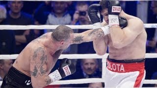 Przemysław Saleta vs Andrzej Gołota  NOKAUT 6RUNDA WYWIAD PO WALCE [upl. by Breban2]