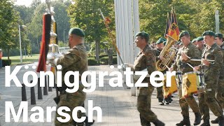 Einmarsch Ehrenformation Streitkräfteamt  Königgrätzer Marsch  Musikkorps der Bundeswehr [upl. by Aynotahs333]