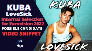 Kuba Szmajkowski  Lovesick  Eurovision Poland 2022 Snippet [upl. by Champ]