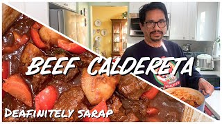 Beef Caldereta in ASL w subtitles [upl. by Sihon468]