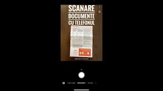 Scanare documente cu telefonul [upl. by Strander]