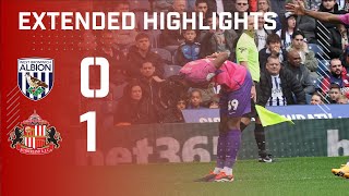 Extended Highlights  West Bromwich Albion 0  1 Sunderland AFC [upl. by Gleich]