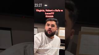 Virginia Hebert e Rafa vs Lucas Kkkk shorts virginiafonseca [upl. by Cl]