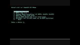 Videotutorial Ejecutar CHKDSK desde Hirens Boot CD [upl. by Gildas]