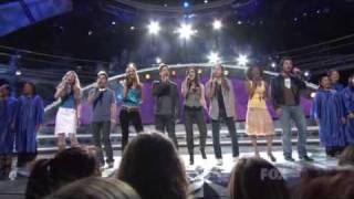 American Idol  Shout to the Lord 4102008 [upl. by Ahsinelg967]