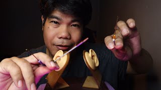 ASMR แคะหูเหล็ก Fast Ear Cleaning No Talking [upl. by Armillda45]