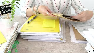 ASMR Paper Sorting • 1 Hour • No Talking [upl. by Kwon325]