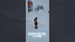 1ère TEMPÊTE de NEIGE ❄️ de lannée 2024 au QUÉBEC 🇲🇶  Vivre à Montréal neige tempête quebec [upl. by Delphinia]