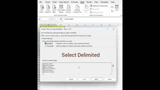 Text to columns in Excel rameshbarlavlogs trending excel ms Excel ytshorts [upl. by Nylehtak]