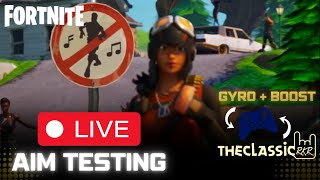 OG FORTNITE  Gyro  Boost  Precision and Tracking Aim  AIM TESTING [upl. by Egerton]