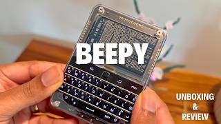 Unboxing SQFMI Beepy  Tiny Linux Blackberry Computer [upl. by Esau978]