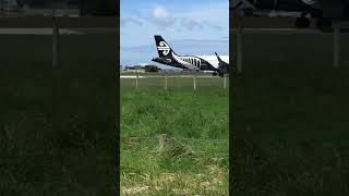 A320 taking off from Invercargill [upl. by Esyli]