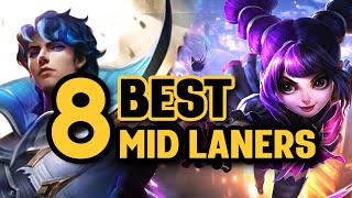 The 8 BEST Mid Laners to CRUSH SoloQ this Season [upl. by Ojimmas]