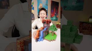 5 or 500 build 🤯👉choose your fav minecraft papercraft shorts [upl. by Grogan401]