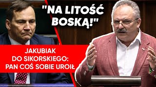 quotObrabia pan cztery litery RPquot Ostra reakcja Jakubiaka na exposé Sikorskiego [upl. by Isabel237]