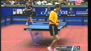 WaldnerTimo Boll Euro 2002 teamfinal [upl. by Nylyak]