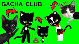 Gacha club pero son bebes jugando con gatitos Luna y Estrella  Mini movie en español [upl. by Agiaf]