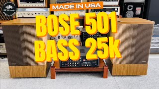 Loa Mỹ Bose 501 trơn seri 1 Made in USA Bass 25 nghe hay hát tốt [upl. by Serle873]