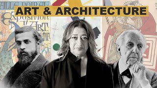 How these 3 Architecture LEGENDS were influenced by Fine Art [upl. by Aurthur]