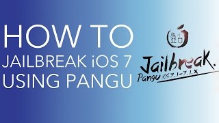 Jailbreak iOS 71x with Pangu on Mac [upl. by Angelica826]