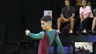 Giacomi Gianmaria SP Cat Men Youth Free Program Artistic European Championship 2024 Portugal [upl. by Notfa]