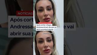 Após cortar a língua Andressa Urach diz que vai abrir sua própria igreja [upl. by Ixel]