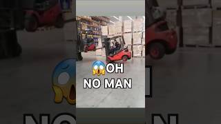 Top Forklift Fails Compilation 2024  Dangerous Forklift Crashes  IDIOTS FORKLIFT DRIVER shorts [upl. by Horacio]